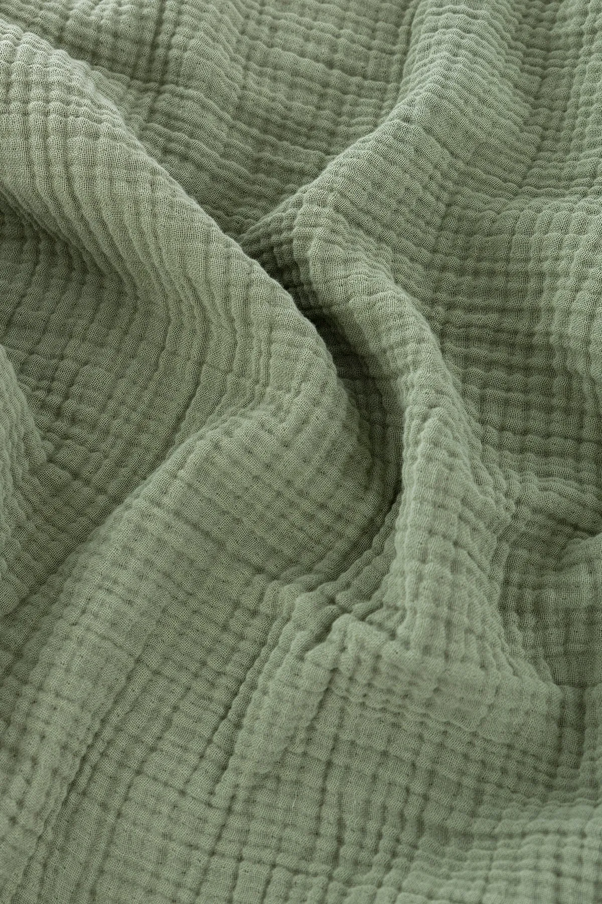 4 Layer Muslin Blanket in Olive