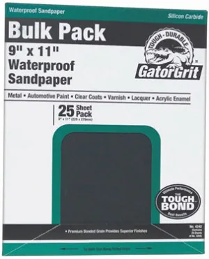 9X11 WATERPROOF 400 BULK SANDPAPER