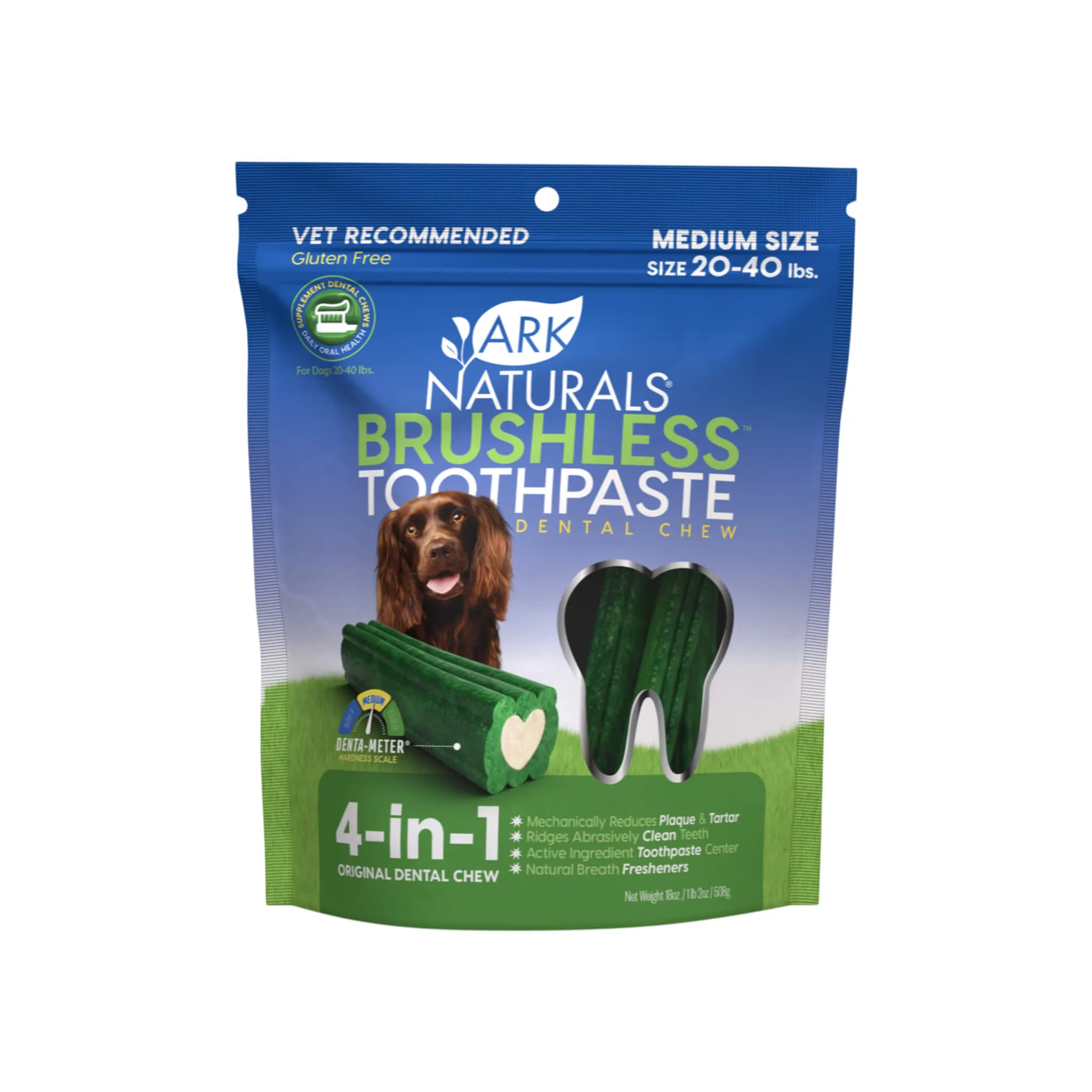 Ark Naturals Brushless Toothpaste Dental Chews for Dogs