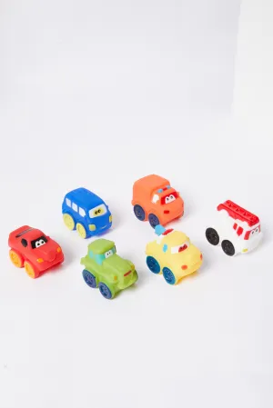 Babies Assorted Car Bath Toys (6 Piece)