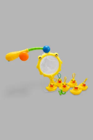 Baby Yellow Bath Finishing Toy (8 Piece)