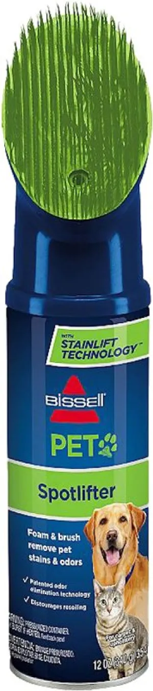 Bissell 93521 Pet Spotlifter, 12 oz, Aerosol Can, Liquid, Characteristic :EA: QUANTITY: 1