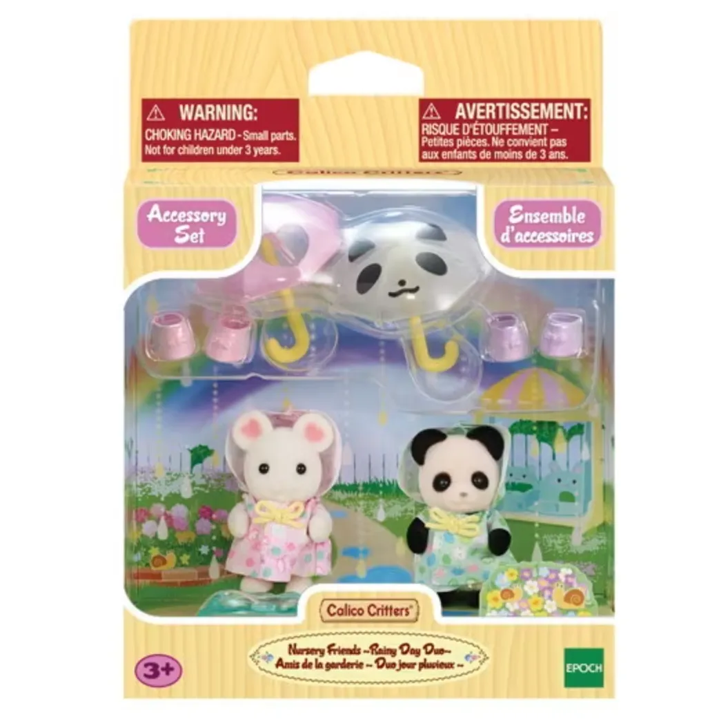 Calico Critters Nursery Friends: Rainy Day Duo