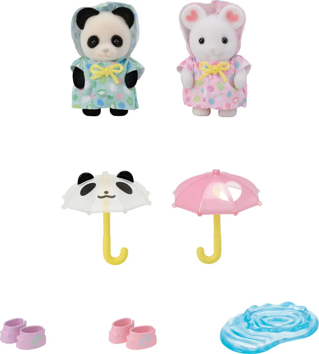 Calico Critters Rainy Day Duo