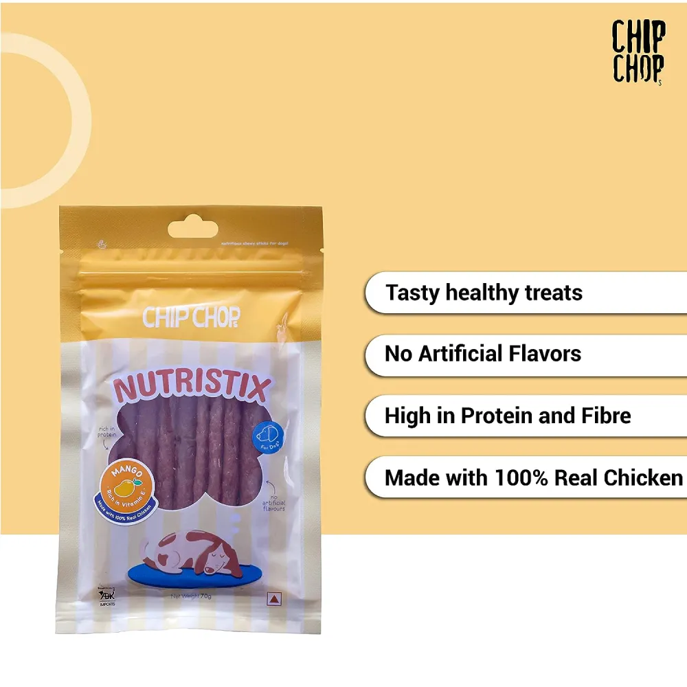 Chip Chops Blueberry, Mango and Strawberry Nutristix Dog Treats Combo (3 x 70g)