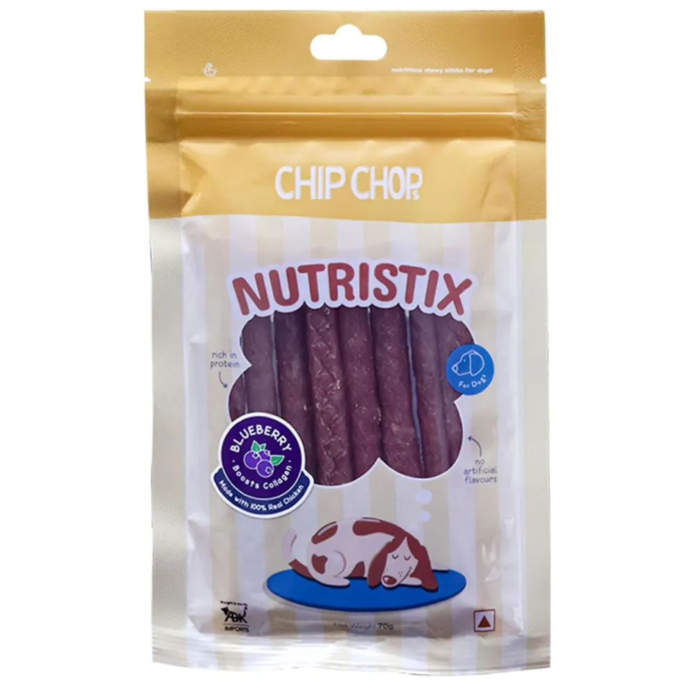 Chip Chops Blueberry, Mango and Strawberry Nutristix Dog Treats Combo (3 x 70g)