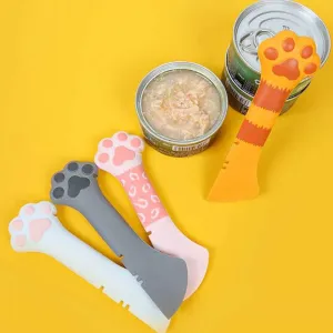 Cute Cats Paw Multifunction Pets Canned Spoon Plastic Jar Opener