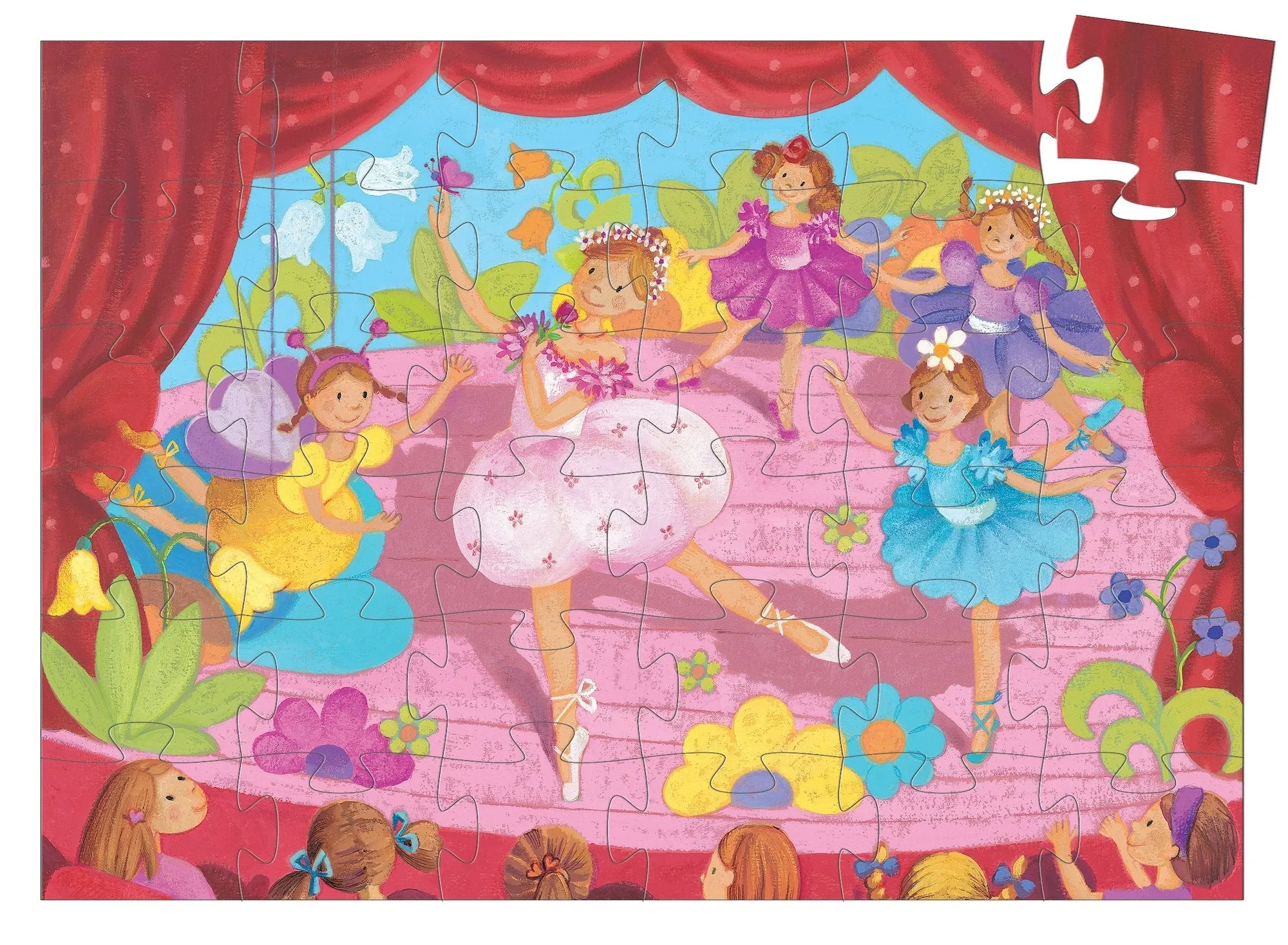 Djeco Silhouette Puzzle - Balerina