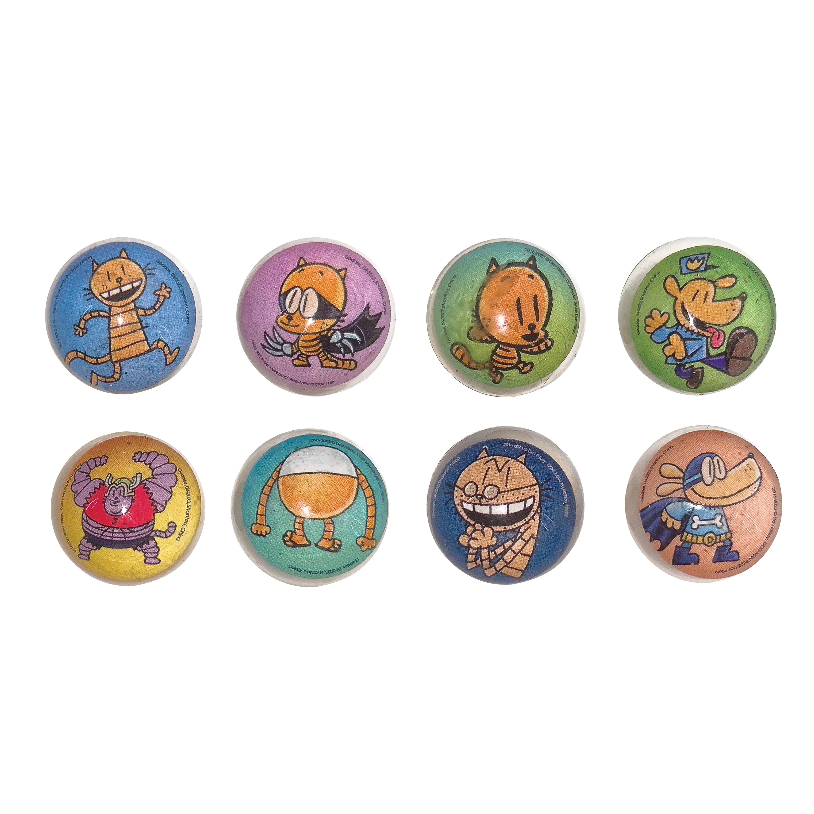 Dog Man 32mm High Bounce Balls