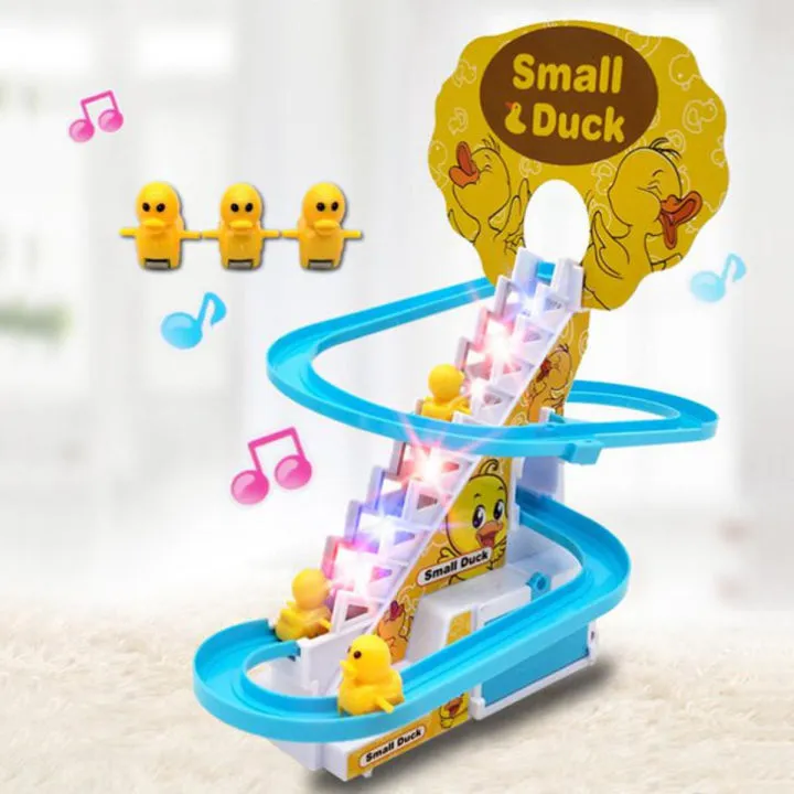 Duck Sliding Track Toy With Music & Light