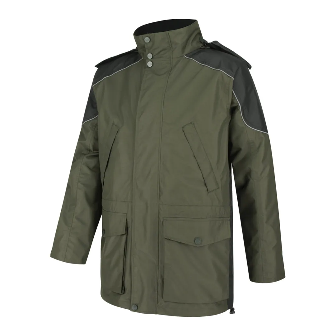 Field Tech Waterproof Jacket - Green by Hoggs of Fife