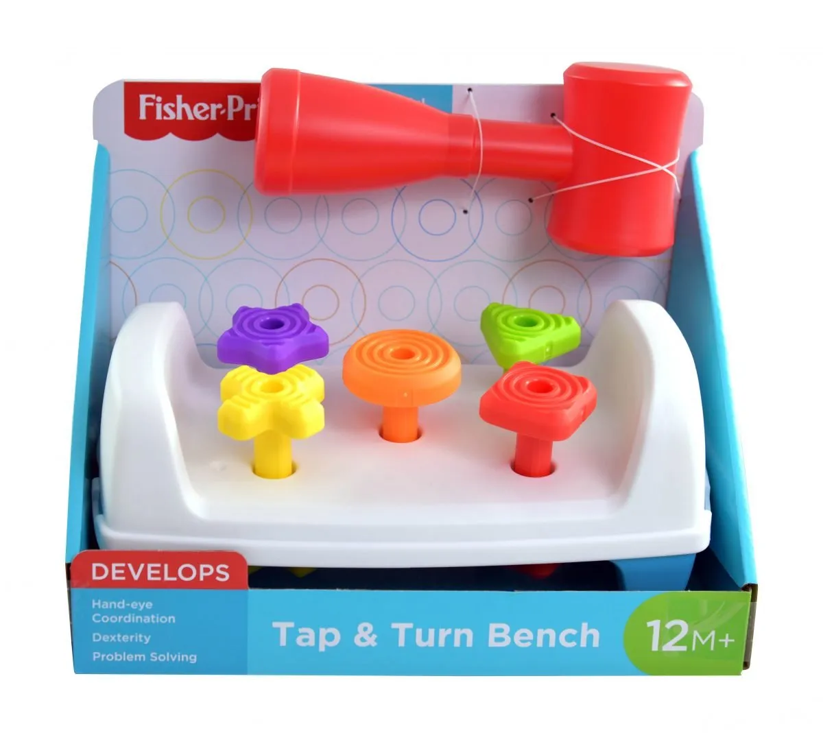 Fisher Price Tap & Turn Bench for Kids