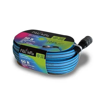 FITT HiFlo 1/2"x50" Garden Hose - Blue