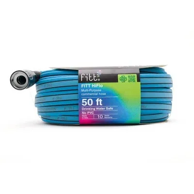 FITT HiFlo 1/2"x50" Garden Hose - Blue