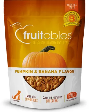 Fruitables Healthy Dog Treats: Pumpkin & Banana