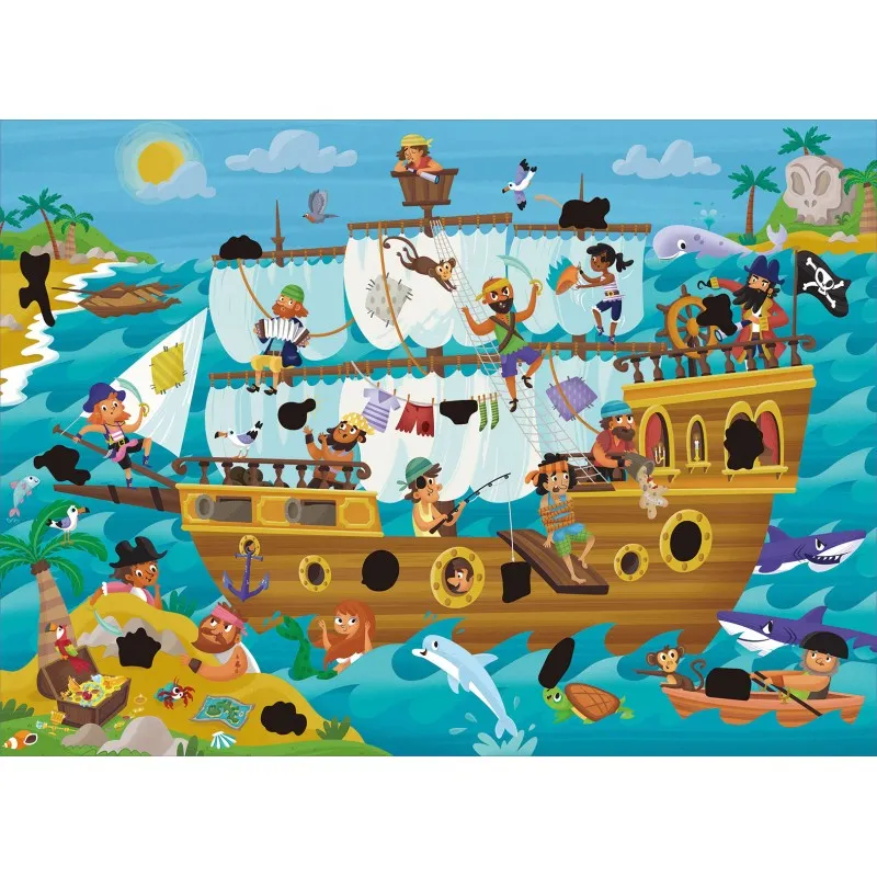 Galt Magic Puzzle - Pirate Ship