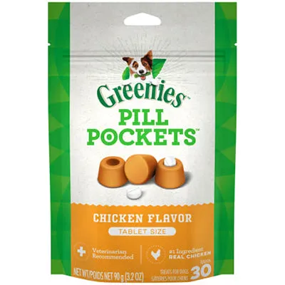 Greenies Pill Pockets Canine Chicken Flavor Dog Treats