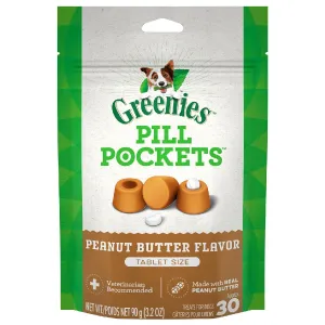 Greenies Pill Pockets Canine Peanut Butter Dog Treats