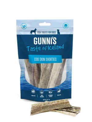 GUNNI'S Cod Skin Shorties Dog Treats 71g