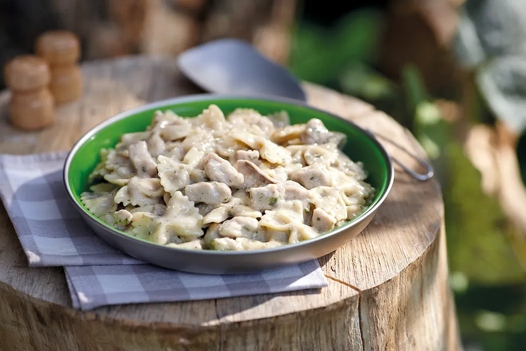 Happy Yak Braised Pork with White Wine Mushroom Sauce