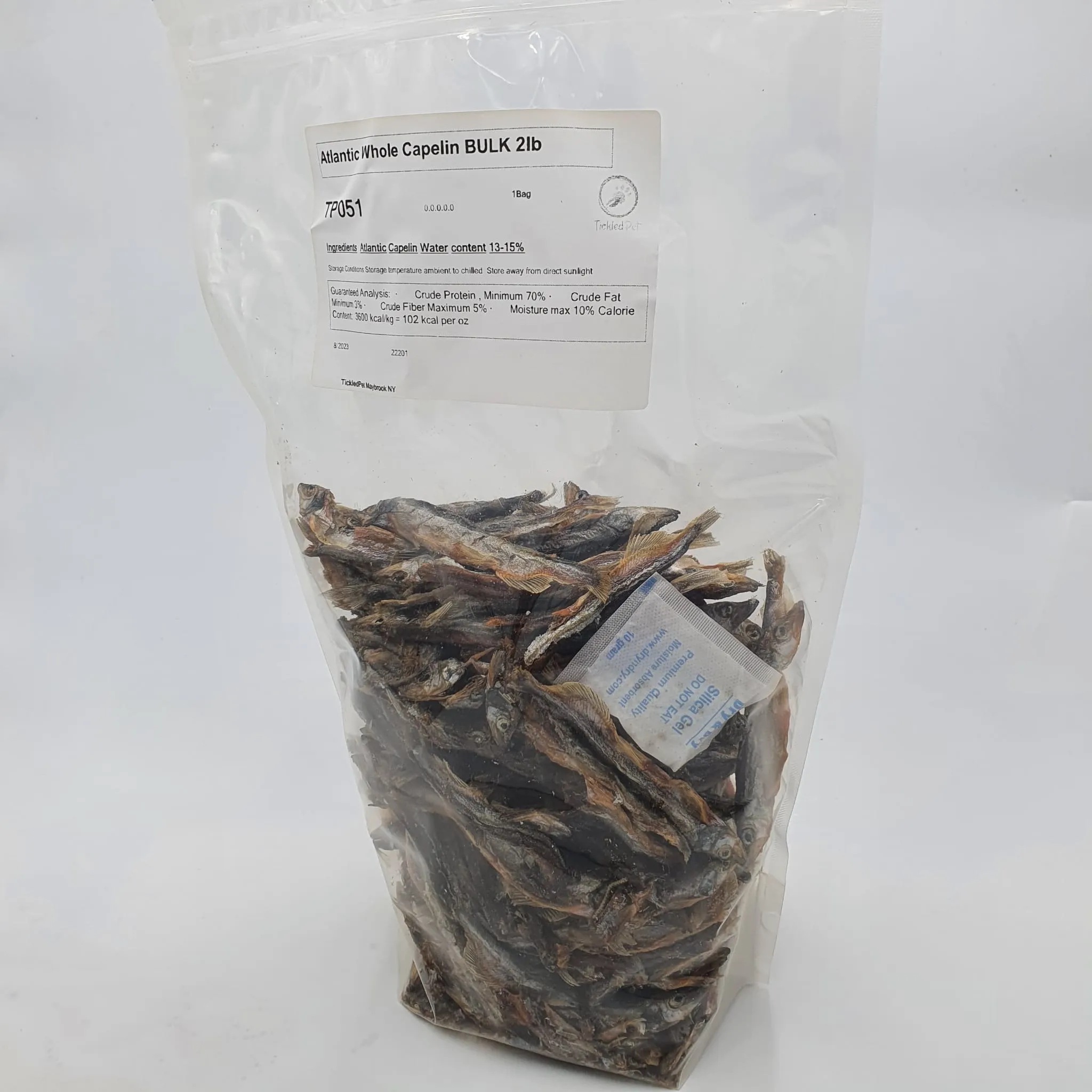 Icelandic Whole Capelin 2 Pounds  | Dog Treats