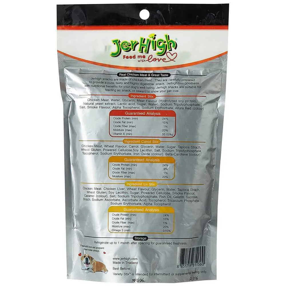 Jerhigh Variety Stix, Dog Treats