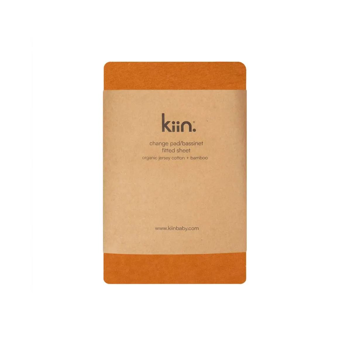 Kiin Baby Organic Change Pad / Bassinet Sheet - Rust