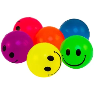 Magni Bouncing ball with smiley-face, Ø4,5 cm., 4 pcs.