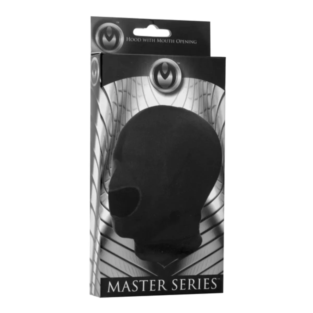 Master Series Blow Hole Open Mouth Spandex Hood Black