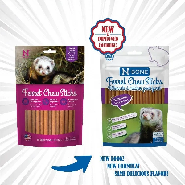 N-Bone Ferret Chew Treats Bacon Flavour