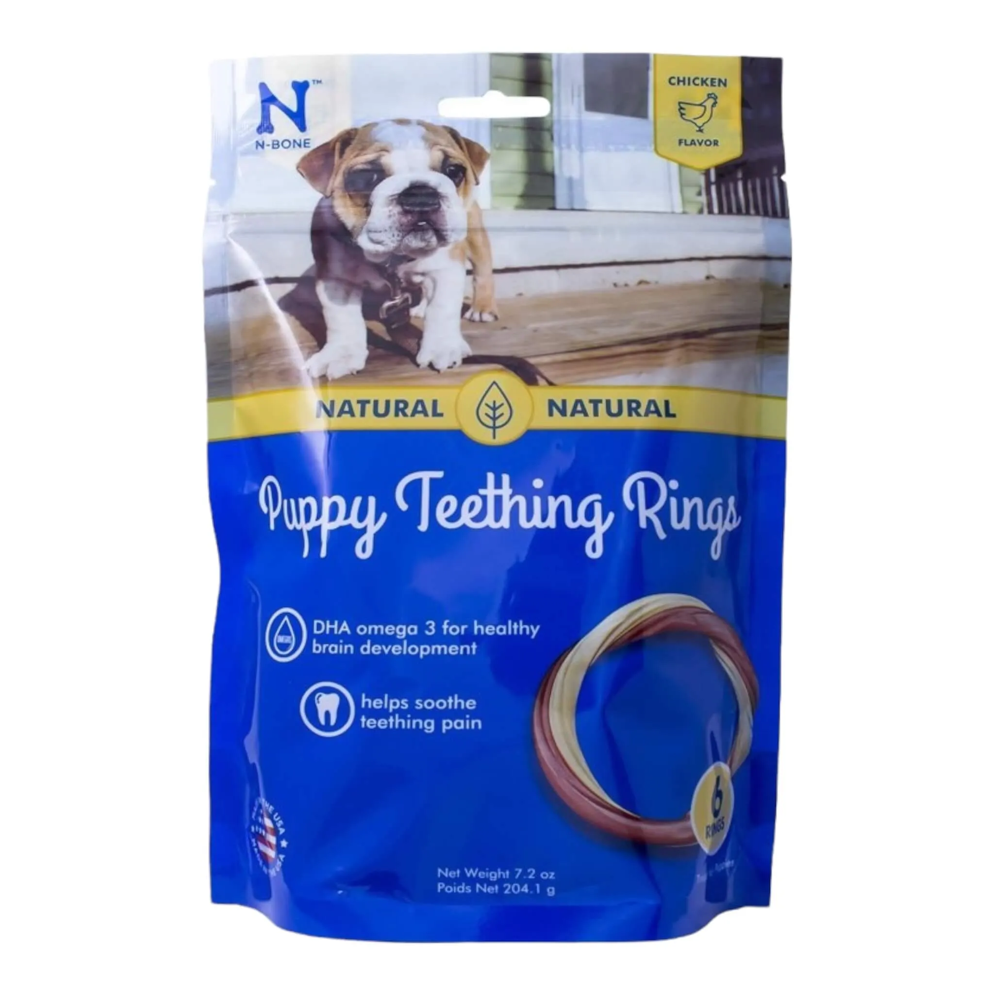 N-Bone Puppy Teething Rings - Chicken