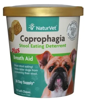 NaturVet Coprophagia Plus Breath Aid Soft Chews 70 ct.