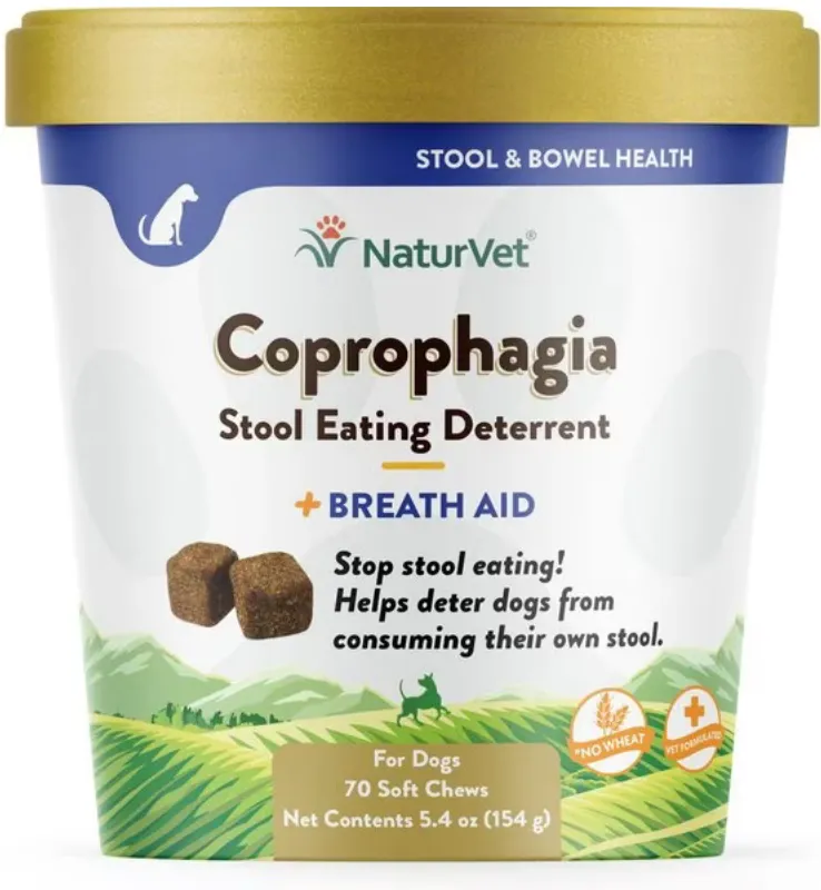 NaturVet Coprophagia Plus Breath Aid Soft Chews 70 ct.