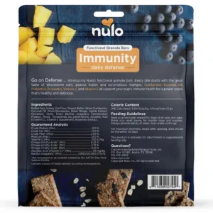 Nulo Functional Granola Immunity Blueberry & Mango Dog Treats 10 oz