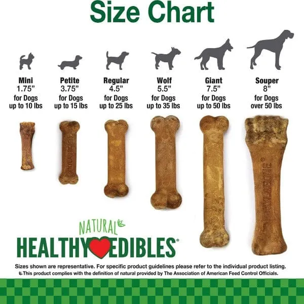 Nylabone Healthy Edibles Bacon Flavour Regular Dog Chew