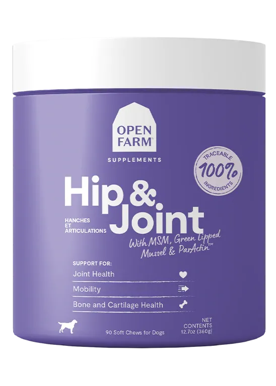 Open Farm Hip & Joint Supplement for Dogs 90 soft chews