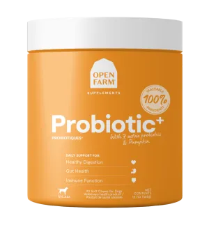 Open Probiotic Supplement Chews for Dogs