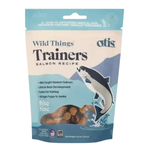 Otis Wild Things Salmon Recipe Trainers Dog Treats 4 oz