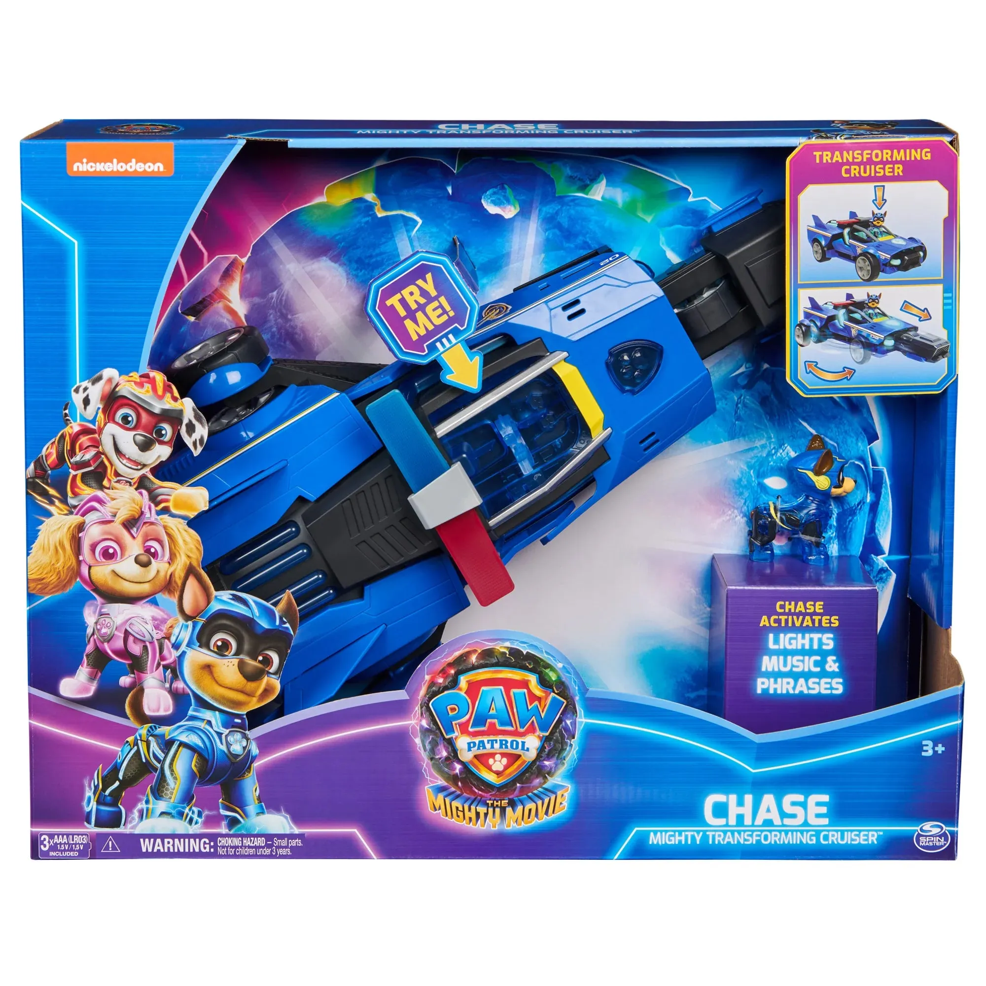 Paw Patrol Chase Mighty Transforming Cruiser