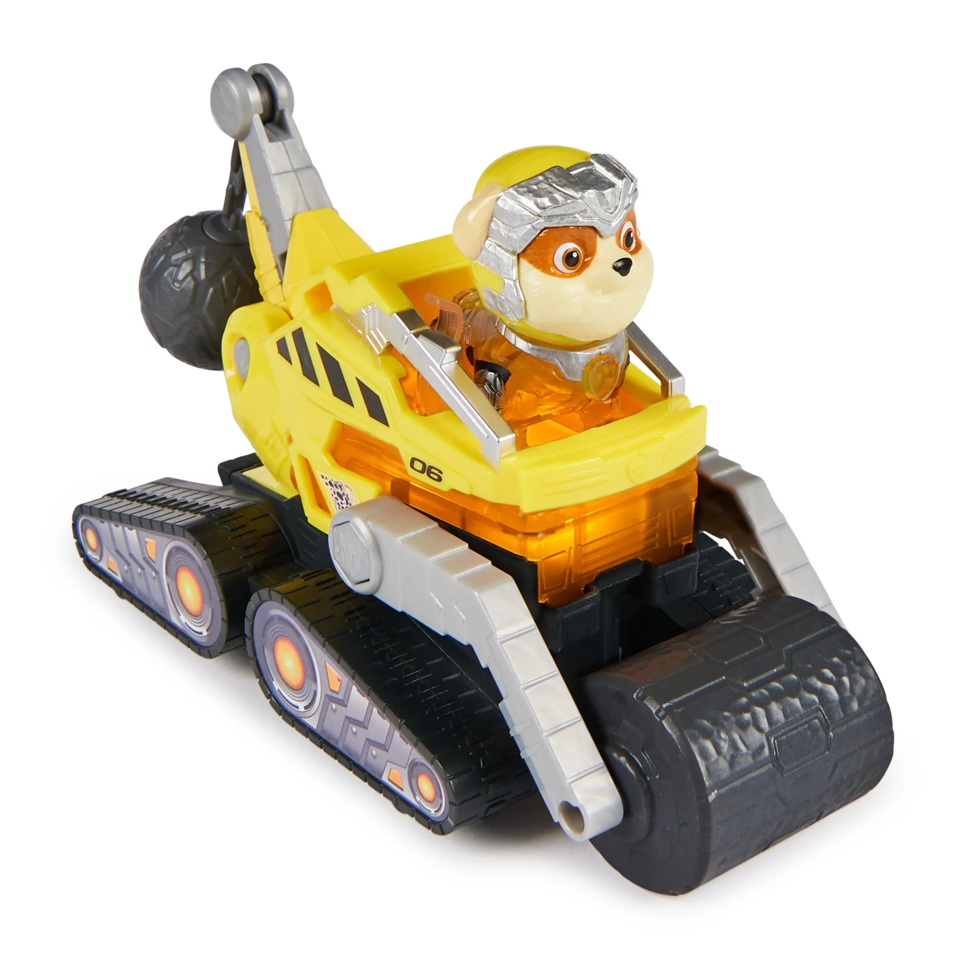 PAW Patrol The Mighty Movie Theme Vehicle Rubble Mighty Movie Bulldozer