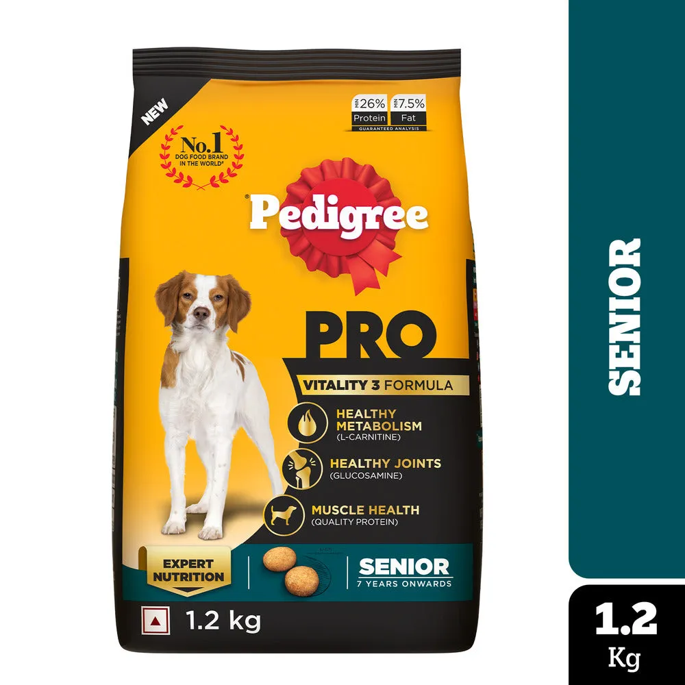 Pedigree PRO Expert Nutrition Senior(7  Years) Adult Dog Dry Food