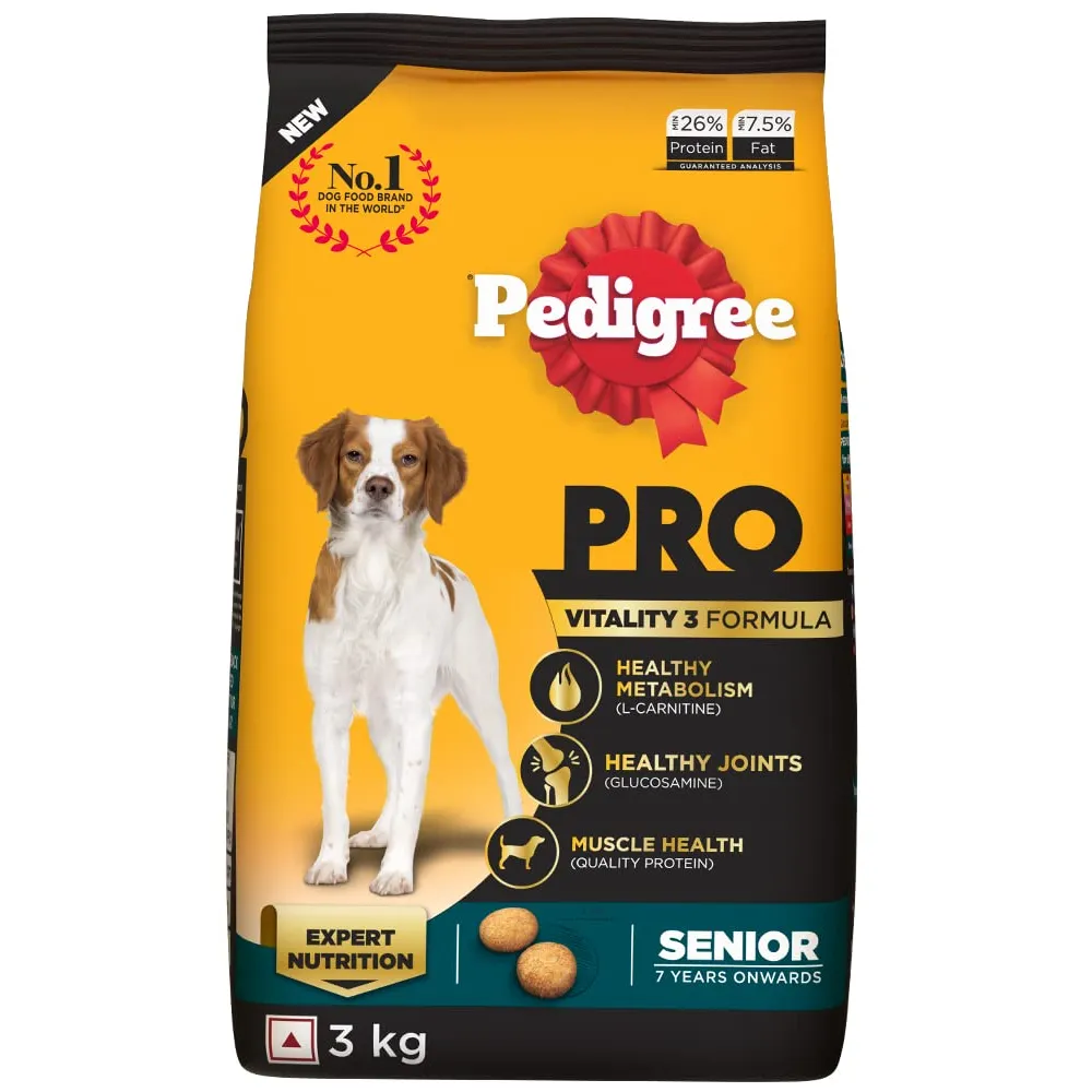 Pedigree PRO Expert Nutrition Senior(7  Years) Adult Dog Dry Food