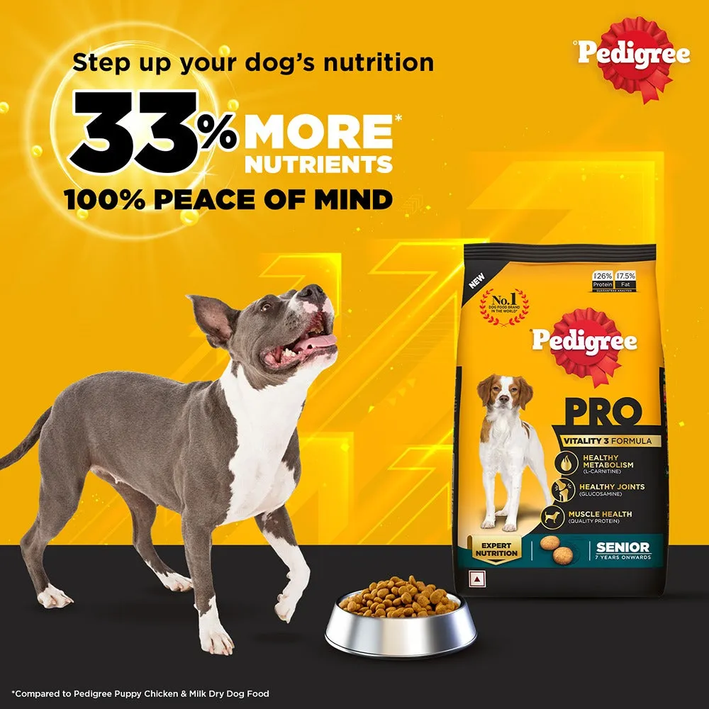 Pedigree PRO Expert Nutrition Senior(7  Years) Adult Dog Dry Food