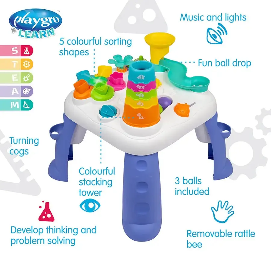 Playgro Sensory Explorer Music & Lights Activity Table