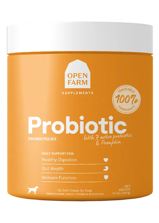 Probiotic Food Supplement Chews for Dogs