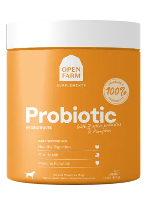 Probiotic Food Supplement Chews for Dogs