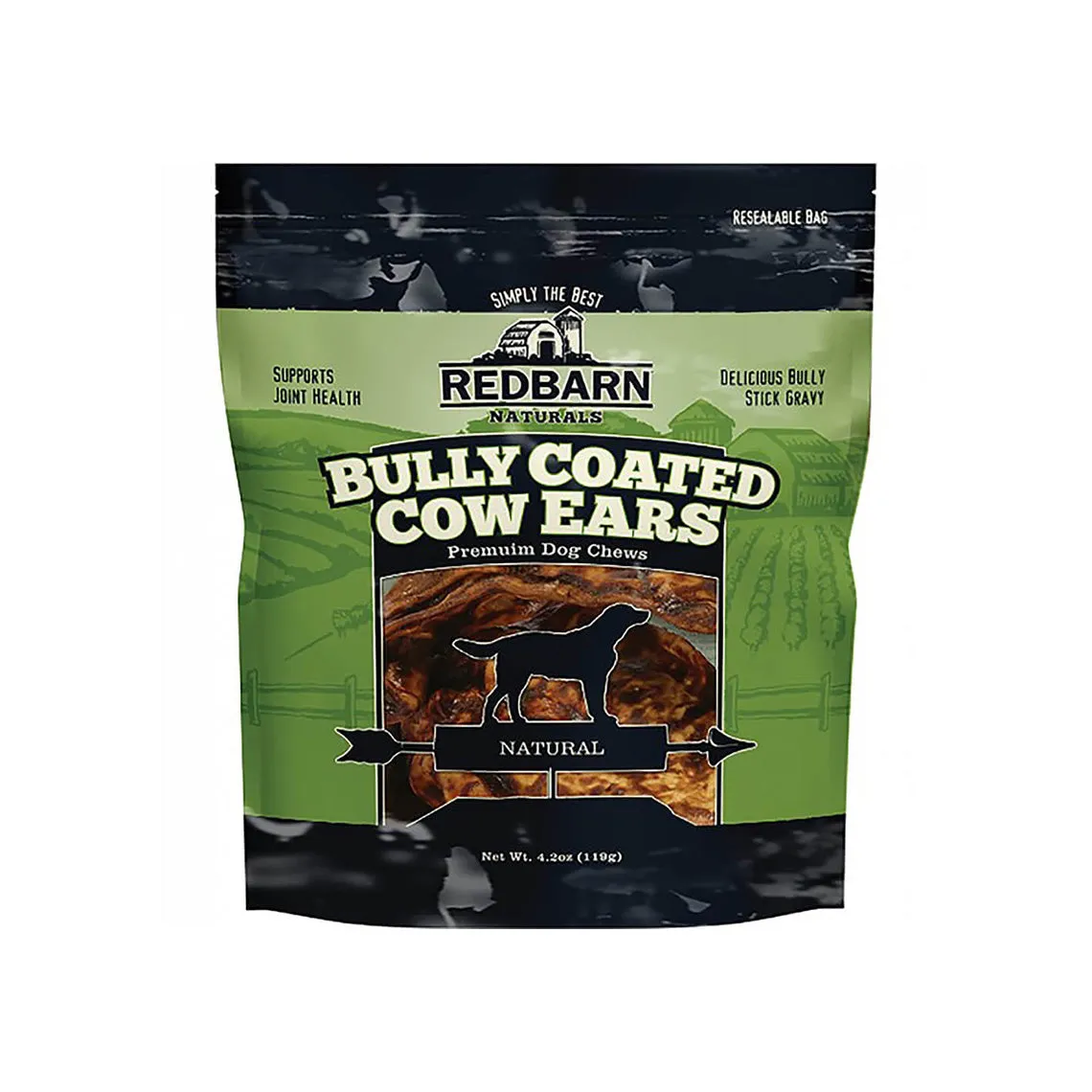 Redbarn Naturals Bully Coated Cow Ears