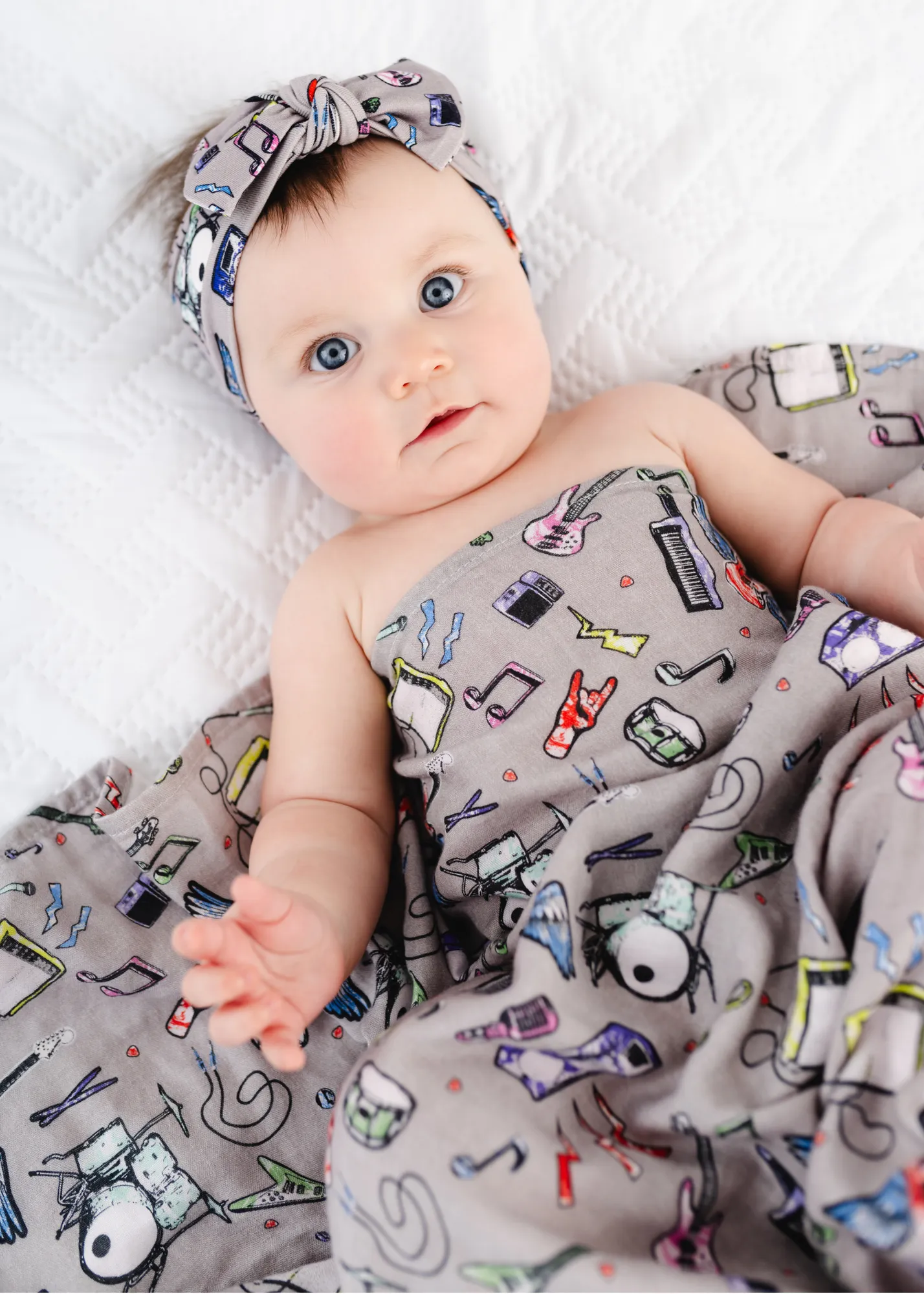 Rockstar Swaddle Blanket