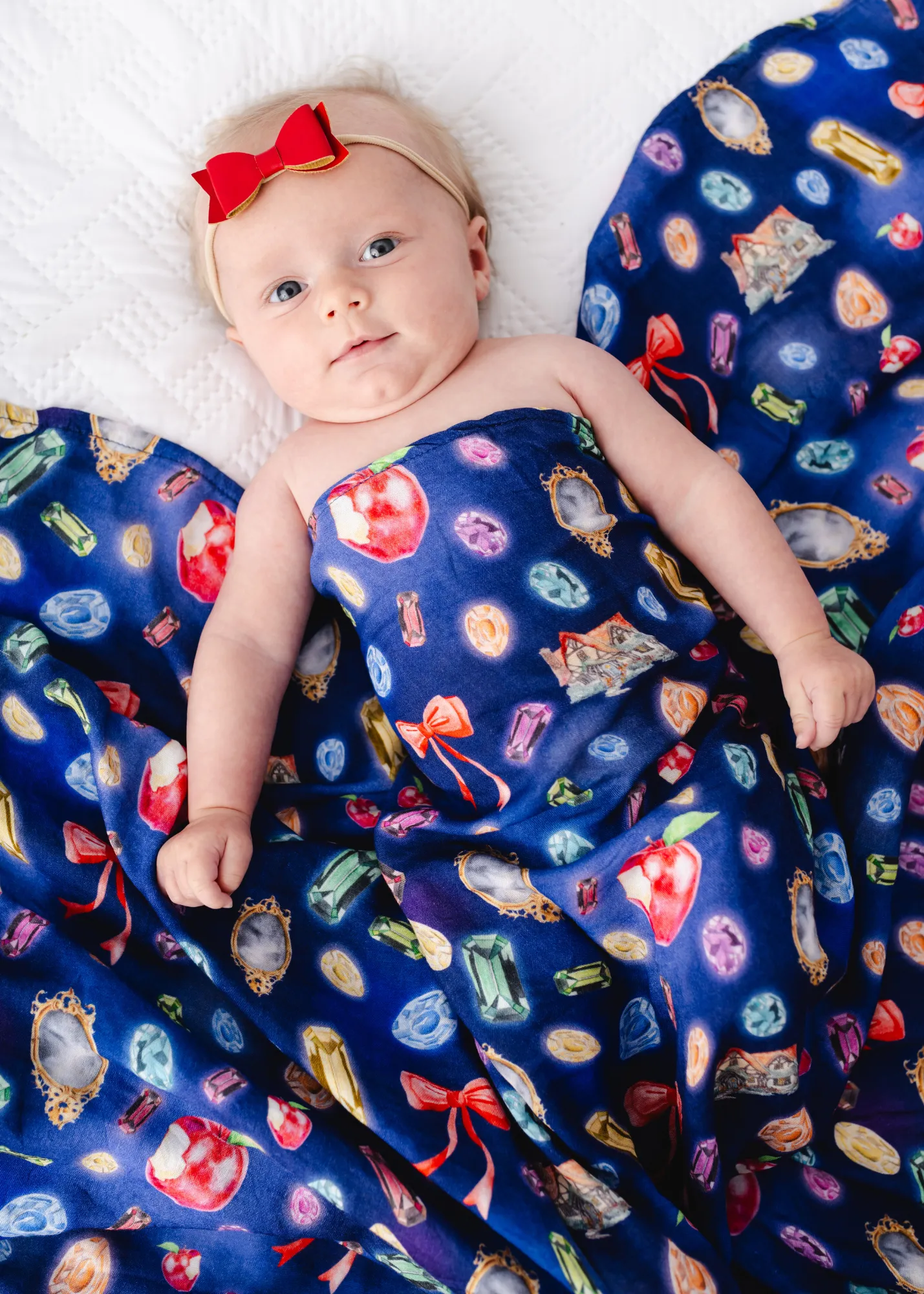 Snow White Swaddle Blanket