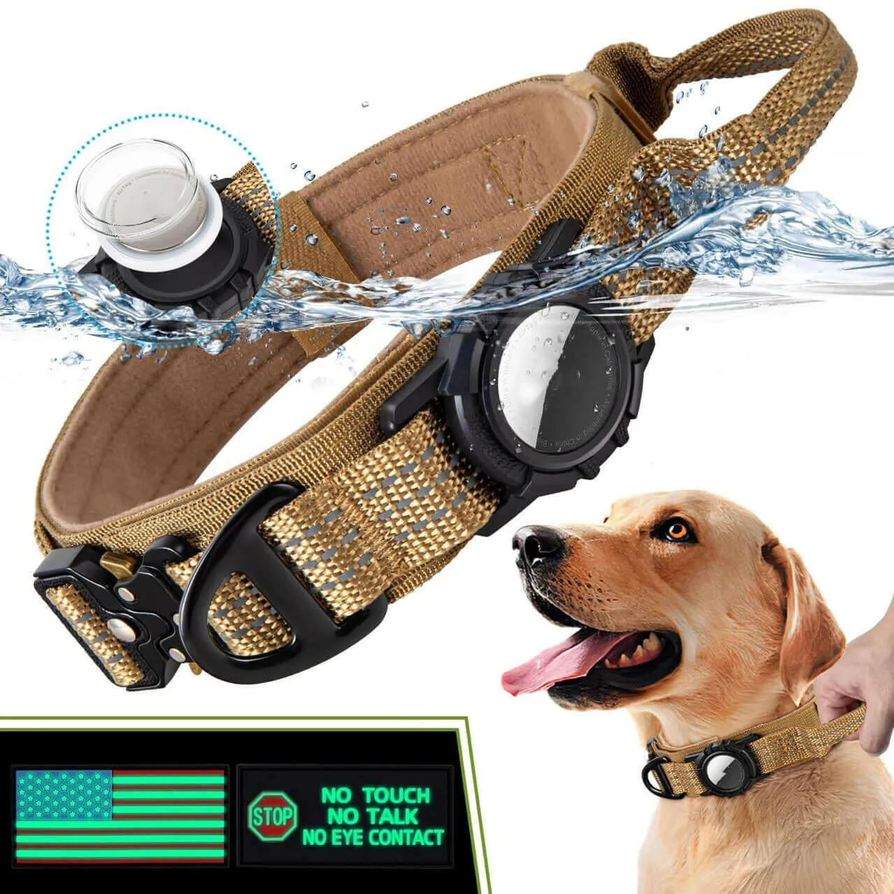 Waterproof Dog Collar Airtag Protective Cover Pet Collar